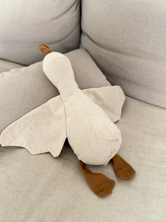 MIMI L’OIE - DOUDOU 100% MOUSSELINE DE COTON