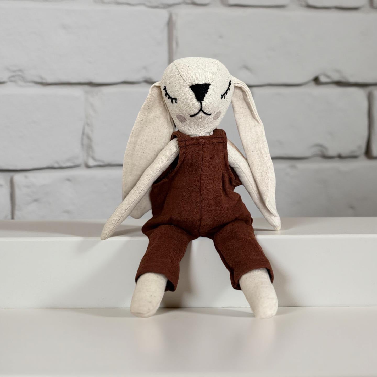 MOMO LE LAPIN - DOUDOU 100% MOUSSELINE DE COTON