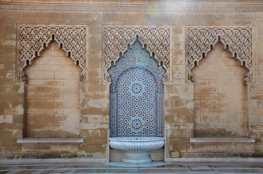 lieu d'ablution devant la mosquée