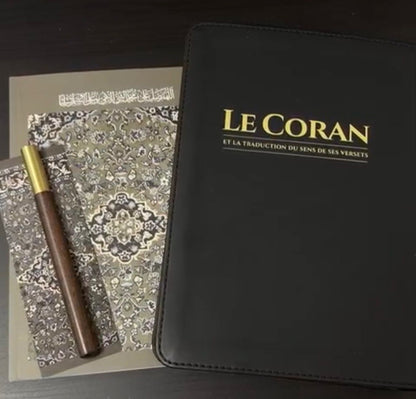 Coffret Pack Étudiant Islamique | Cahier à motif, Marque-page, Crayon Infini + Livre