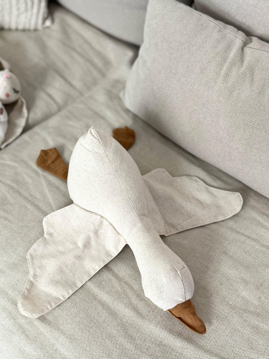 MIMI L’OIE - DOUDOU 100% MOUSSELINE DE COTON