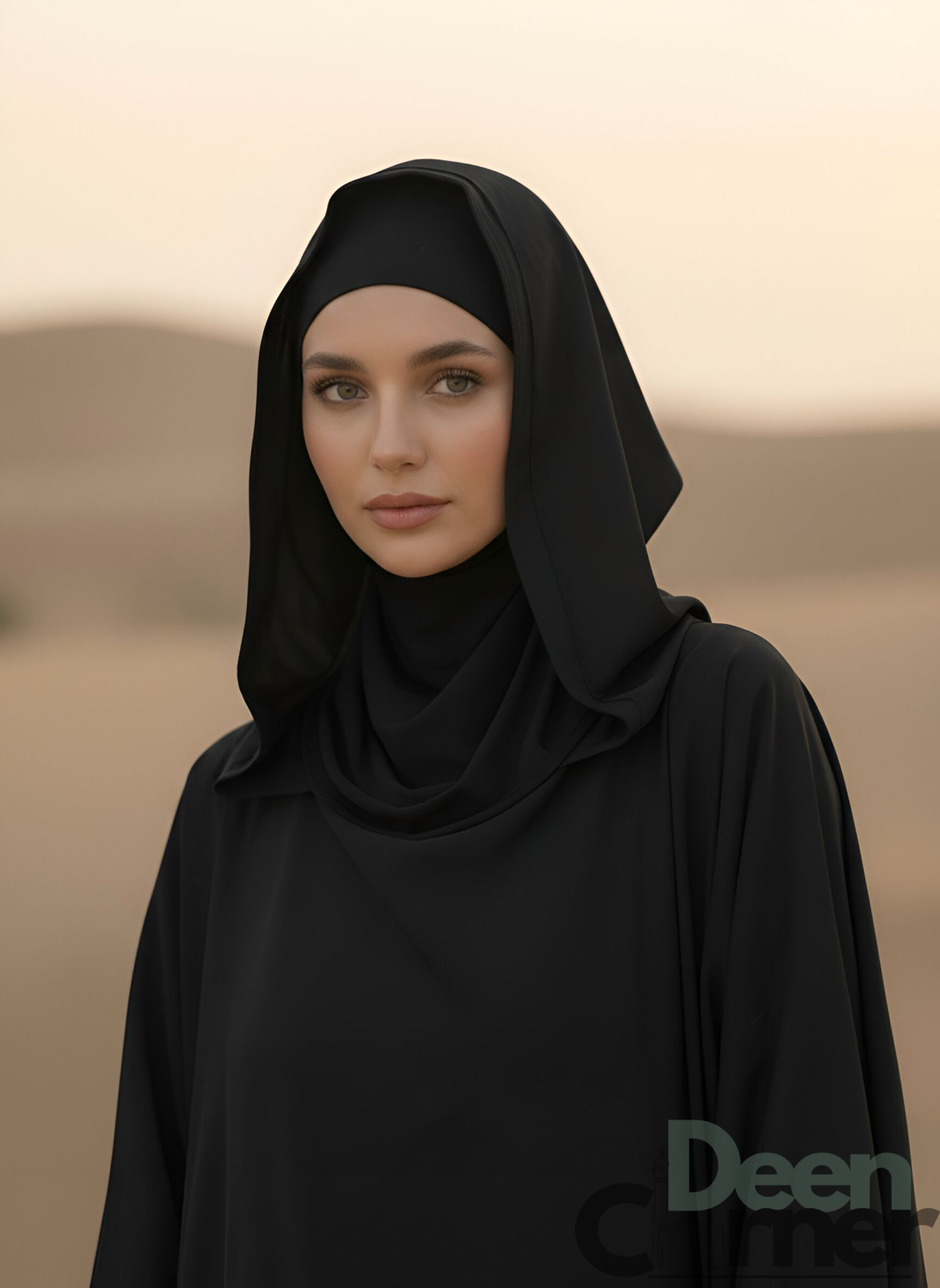 Robe de Prière Femme avec Voile et Capuche Intégrés – Jilbab de Salat Long et Ample