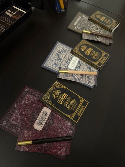 Coffret Pack Étudiant Islamique | Cahier à motif, Marque-page, Crayon Infini + Livre