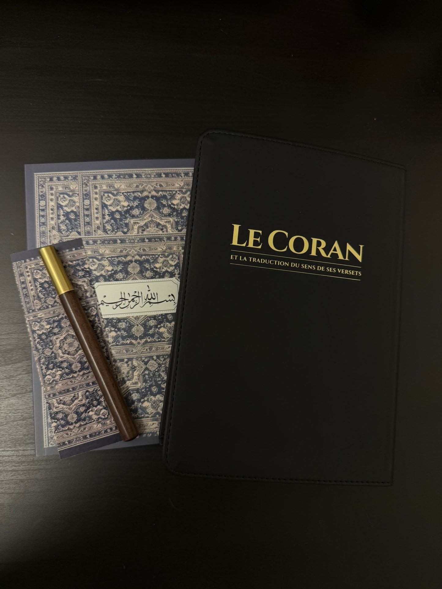 Coffret Pack Étudiant Islamique | Cahier à motif, Marque-page, Crayon Infini + Livre